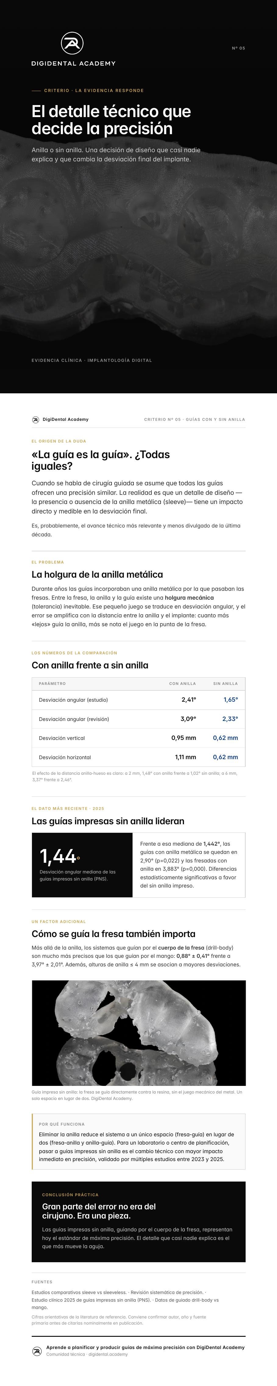 Vista previa de El detalle técnico de la guía decide la precisión