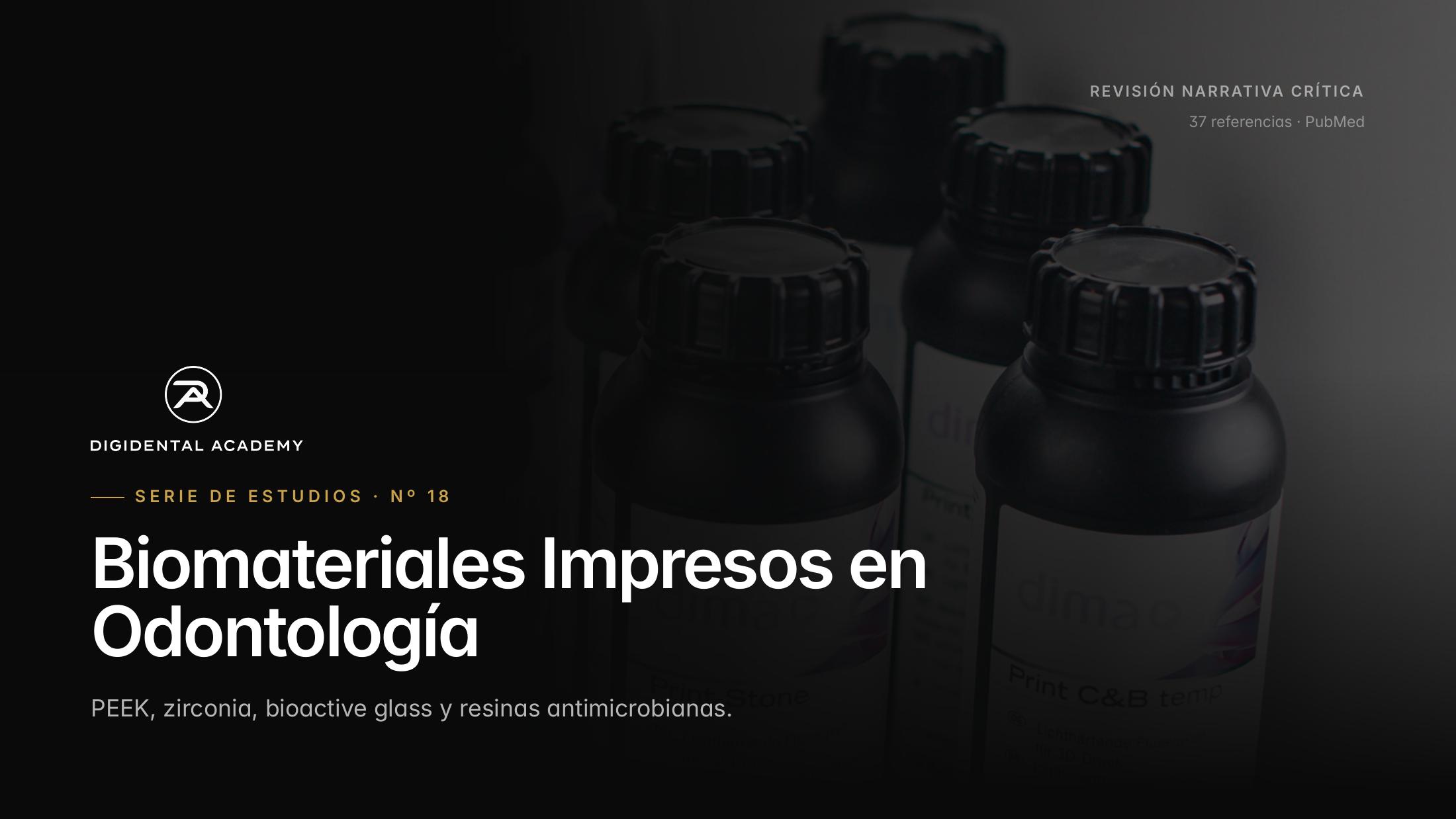 Vista previa de Biomateriales impresos en odontología
