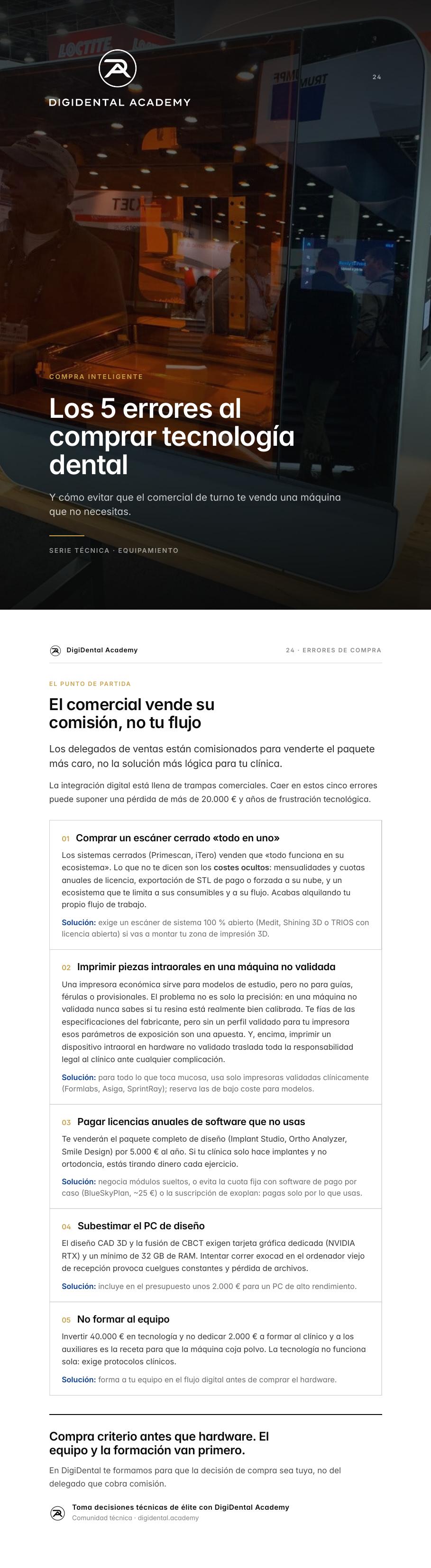 Vista previa de Los 5 errores más comunes al comprar tecnología para tu clínica