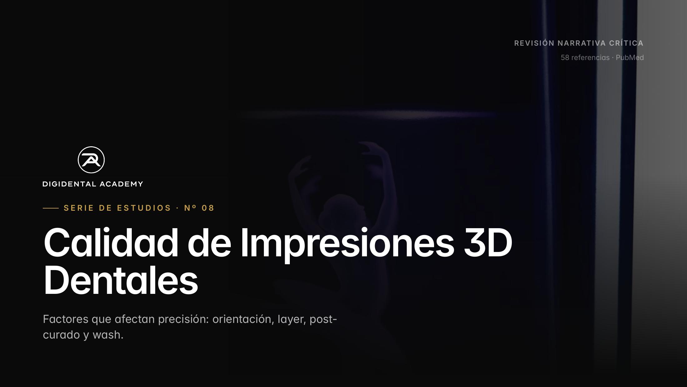 Vista previa de Calidad de impresión 3D en clínica dental