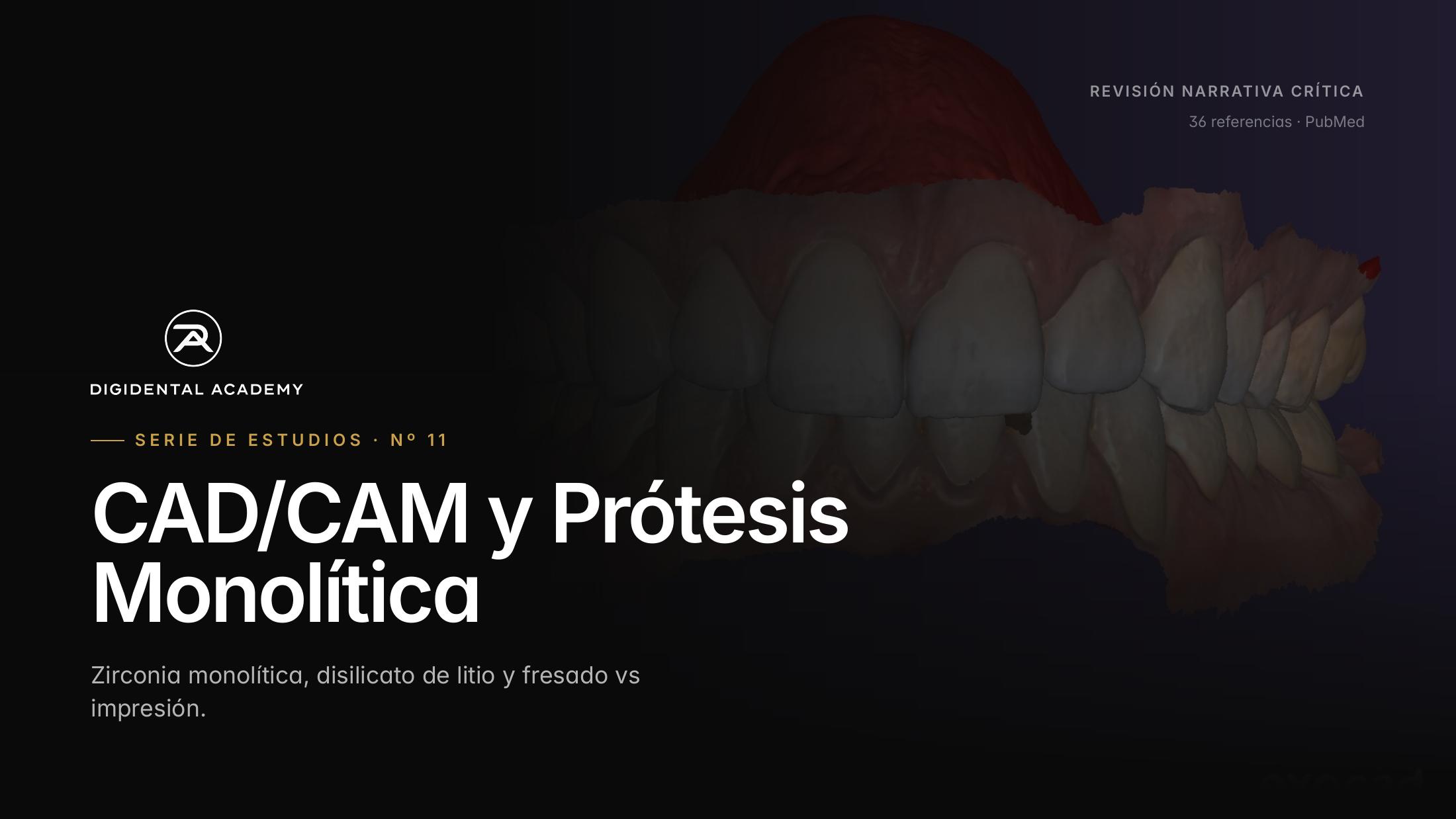 Vista previa de CAD/CAM y prótesis monolítica