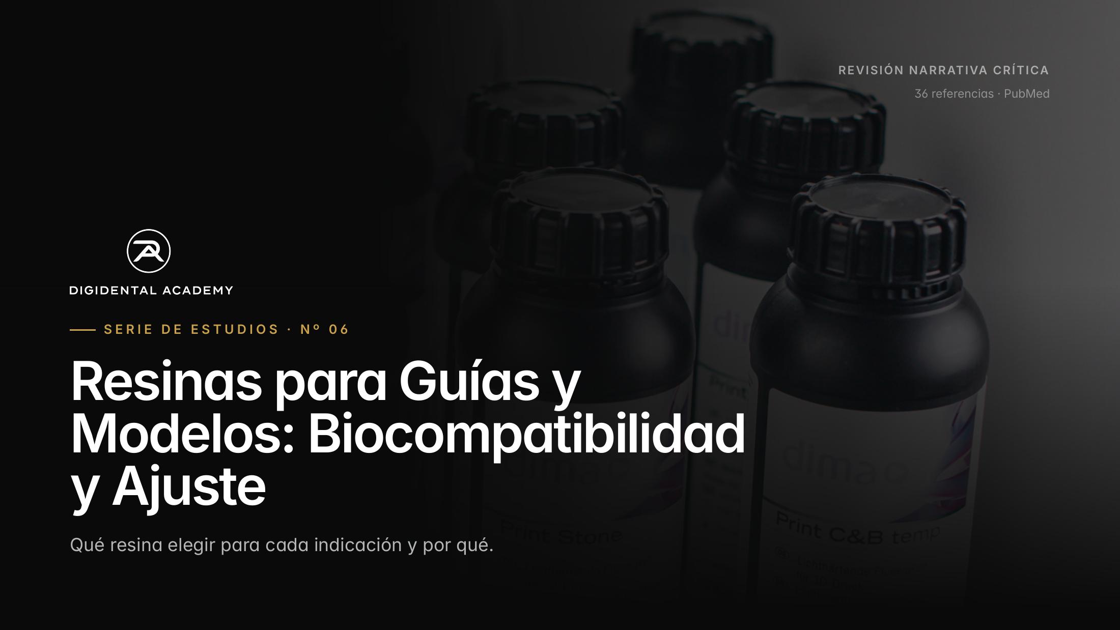 Vista previa de Resinas para guías y modelos: biocompatibilidad y ajuste