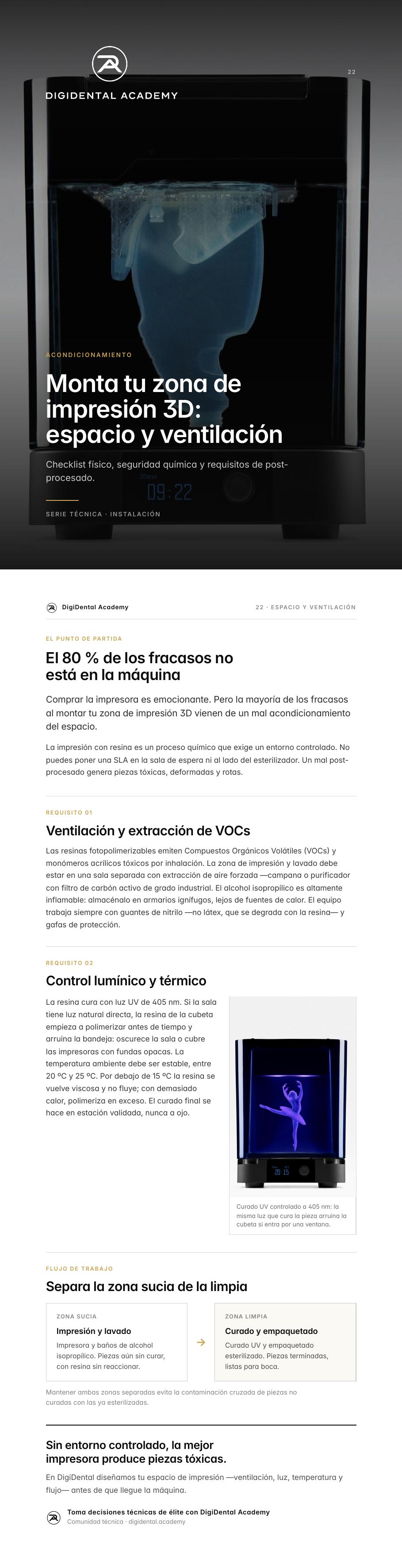 Vista previa de Zona de impresión 3D en tu clínica