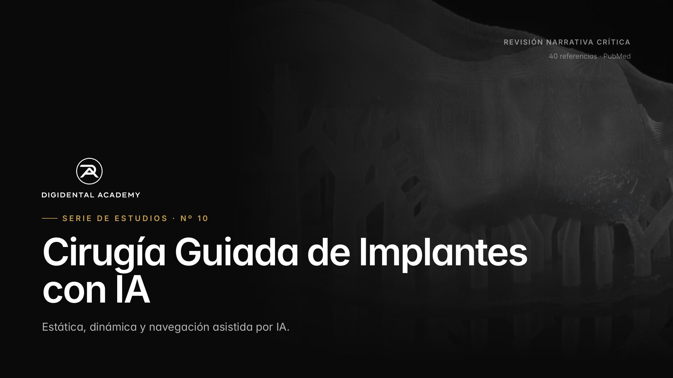 Vista previa de Cirugía guiada de implantes dentales con IA